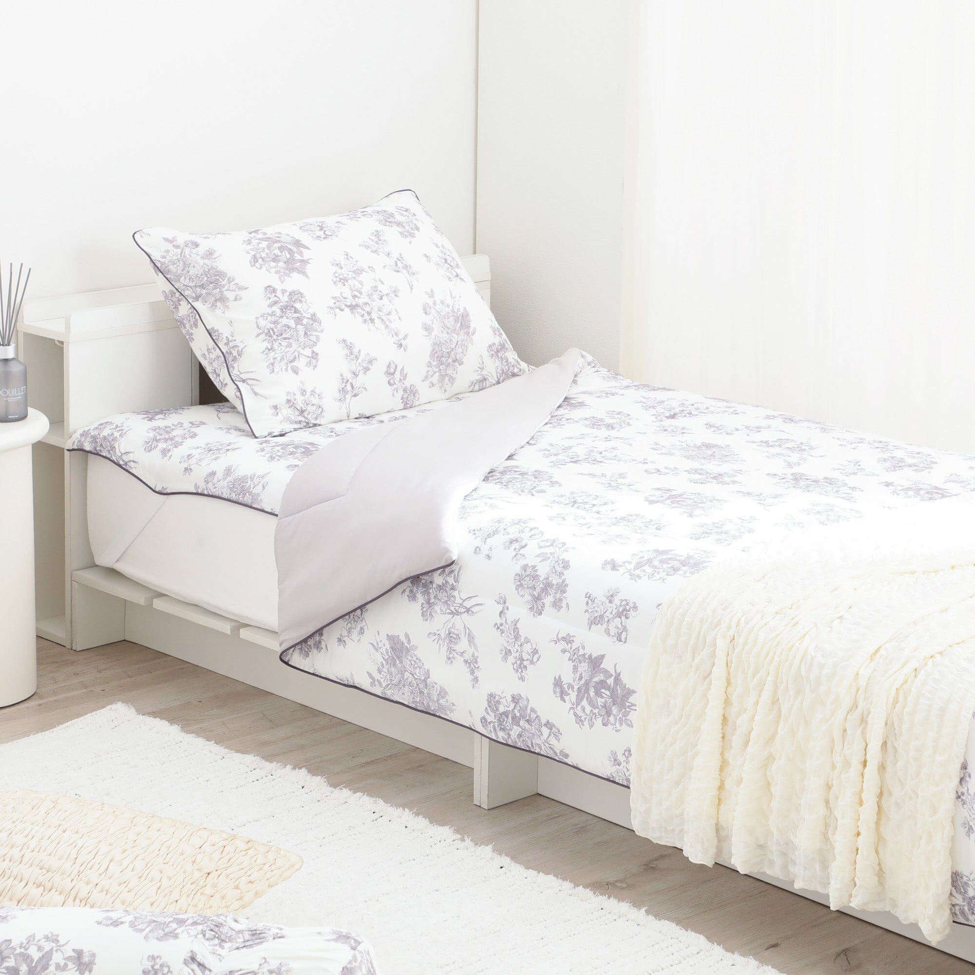 Fuwaro Cooling Pillow Cover Classic Flower 700 X 500