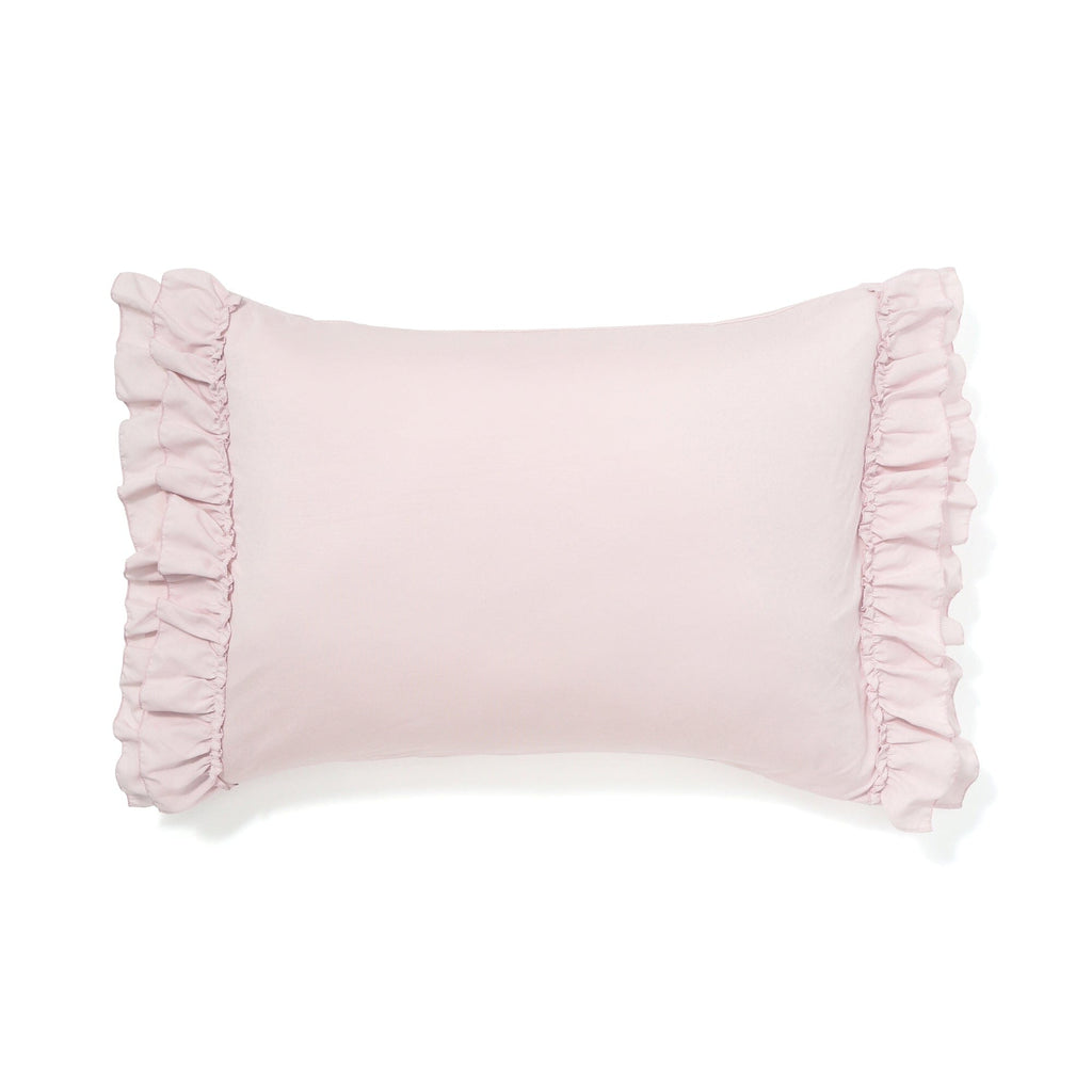 Fuwaro Cooling Pillow Cover Ruffle 700 X 500 Pink