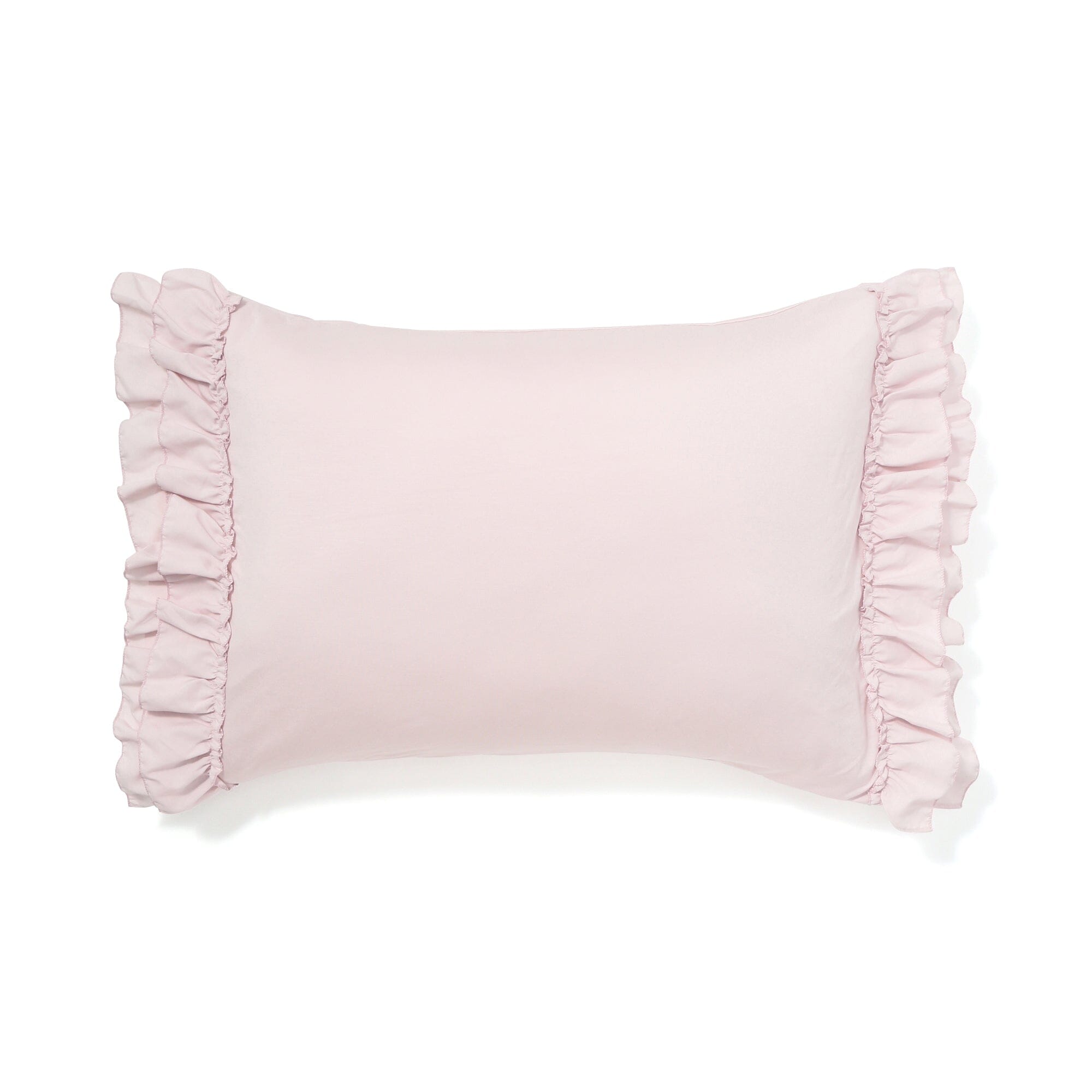 Fuwaro Cooling Pillow Cover Ruffle 700 X 500 Pink