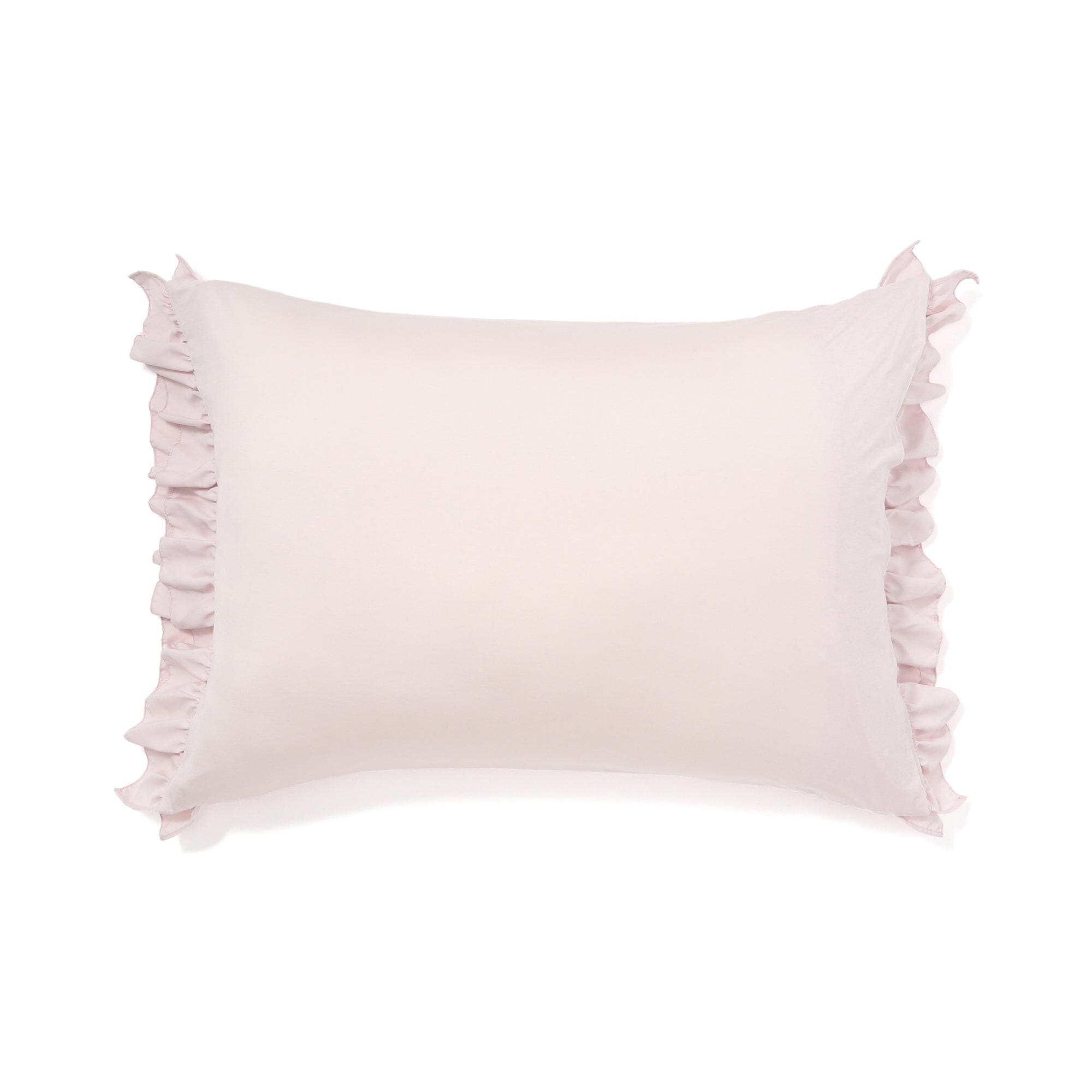 Fuwaro Cooling Pillow Cover Ruffle 700 X 500 Pink