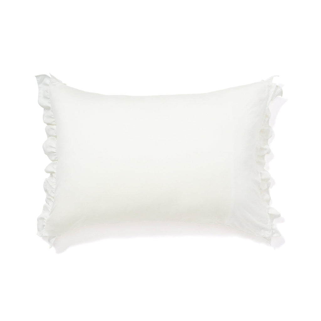 Fuwaro Cooling Pillow Cover Ruffle 700 X 500 White