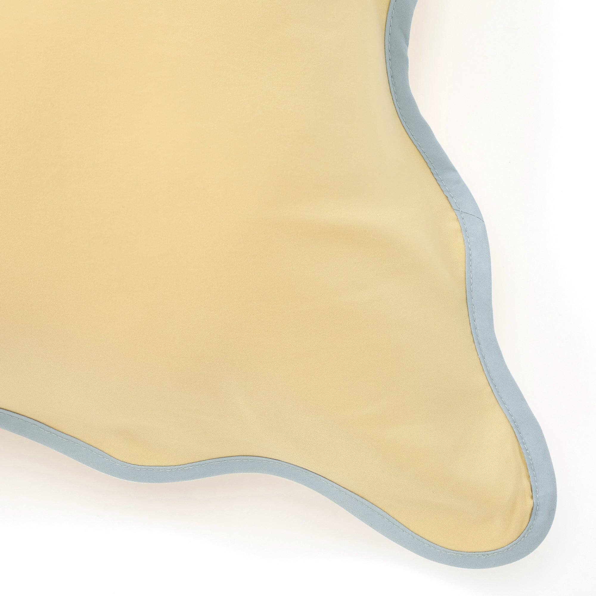 Fuwaro Cooling Pillow Cover Bicolor Wave 700 X 500 Yellow X Blue