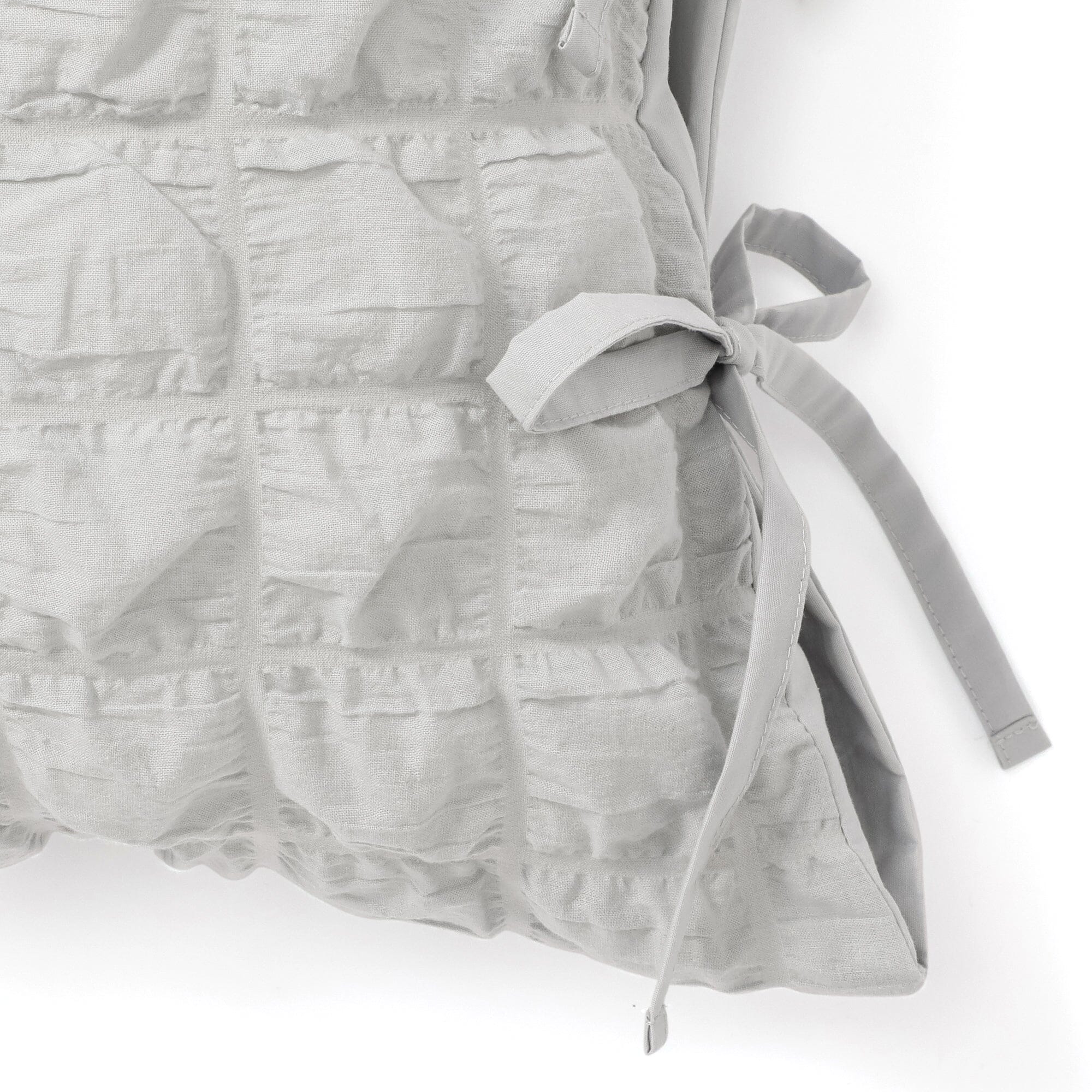 Sheersucker Check Pillowcase 700 X 500 Light Blue