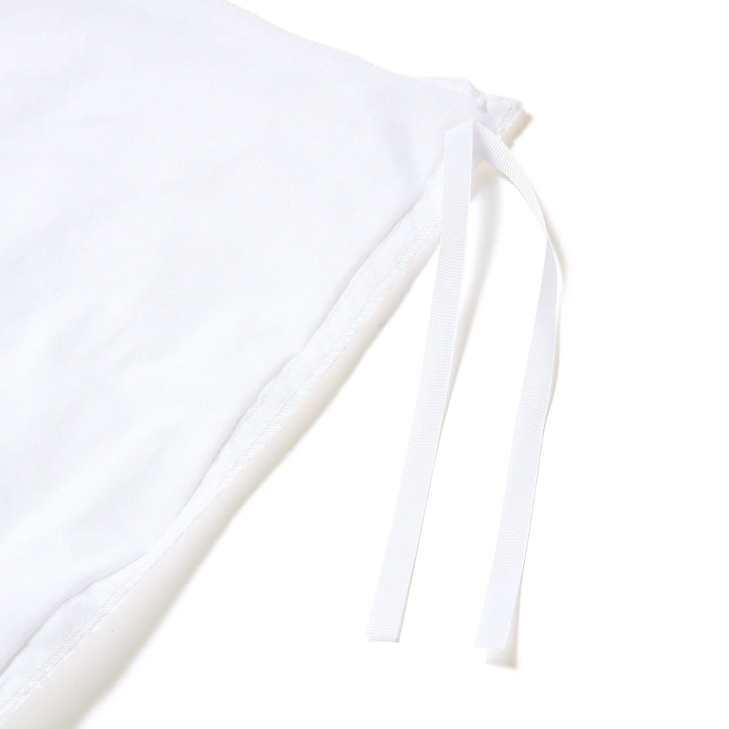 Seersucker Check Comforter Case Single White