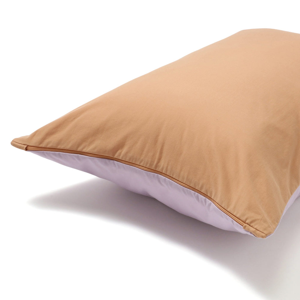 Colorful Bedding Cover Set Single Pink X Orange