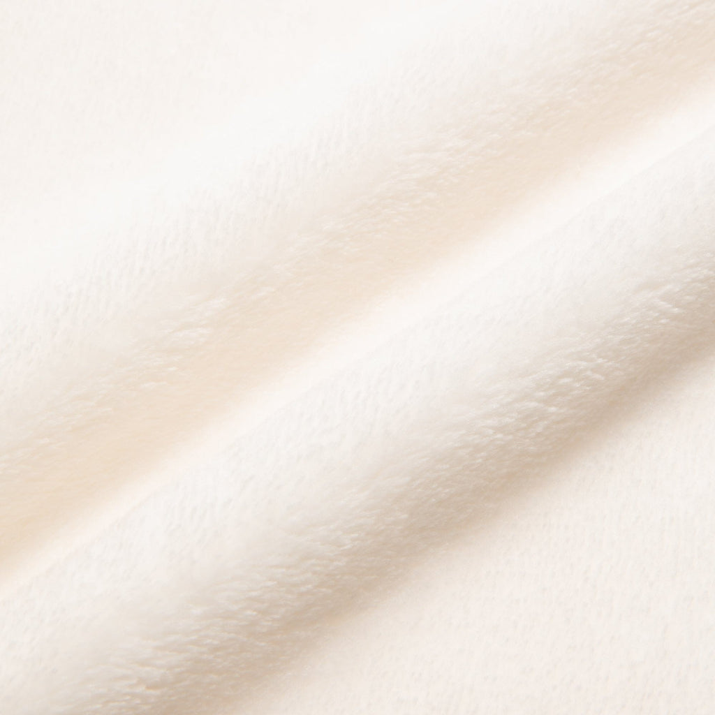 Smooth Frilled Throw (Lap Blanket) 1700 X 1300 Ivory