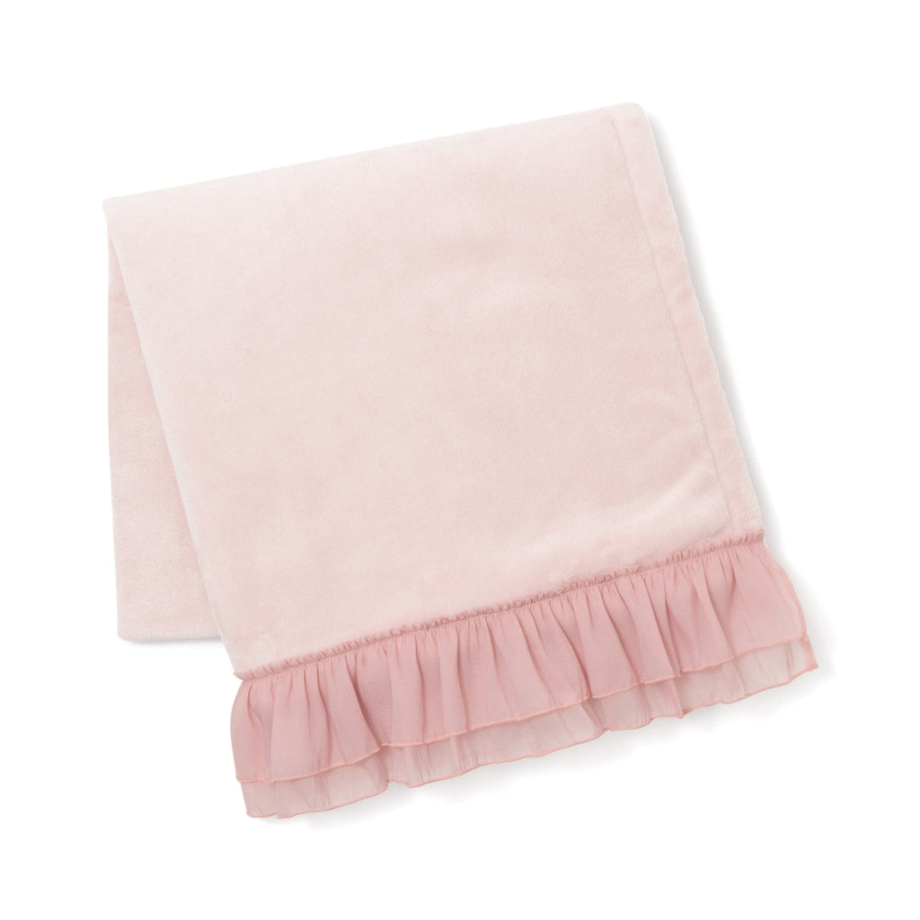 Smooth Frill Throw (Lap Blanket) 1500 X 800 Pink