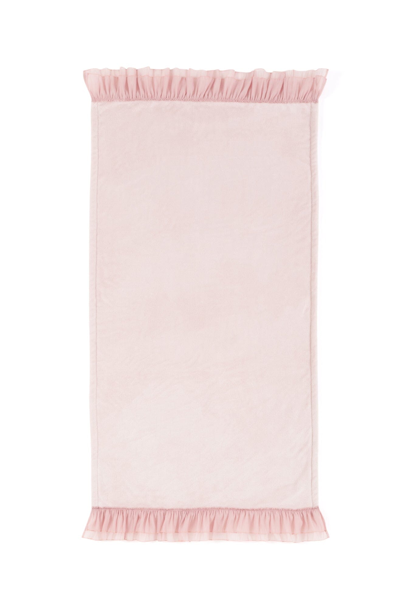Smooth Frill Throw (Lap Blanket) 1500 X 800 Pink