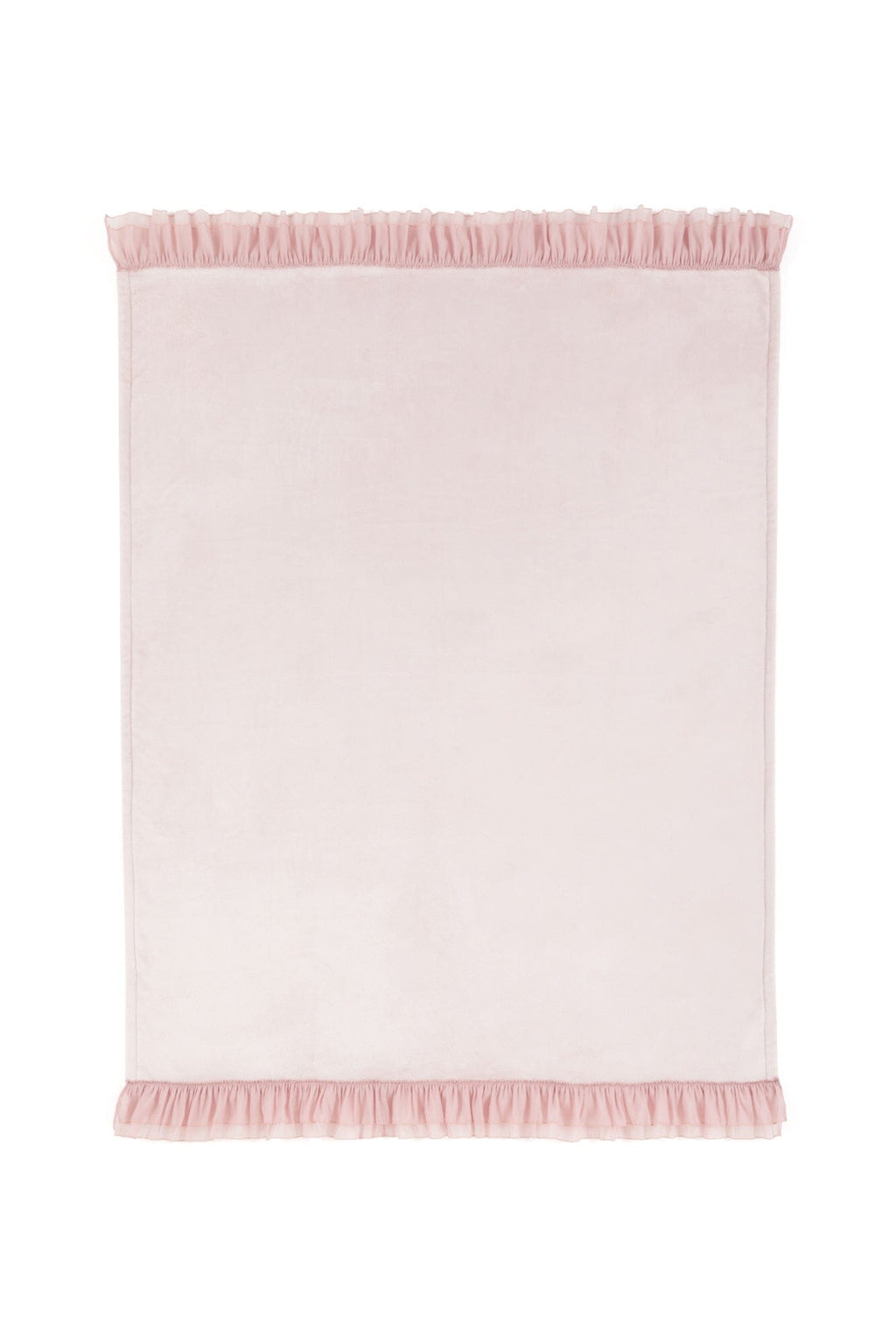 Smooth Frilled Throw (Lap Blanket) 1700 X 1300 Pink