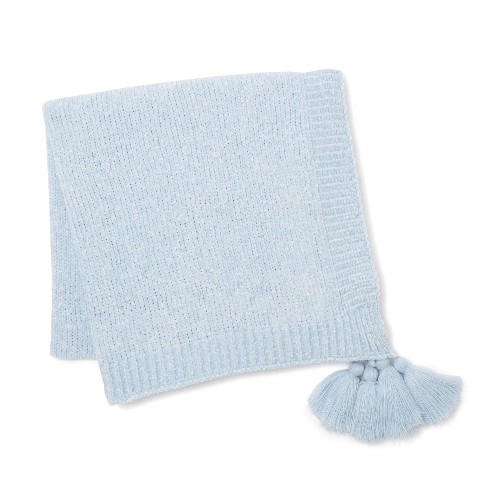 Shirley Throw (Knee Blanket) 1500 X 800 Light Blue
