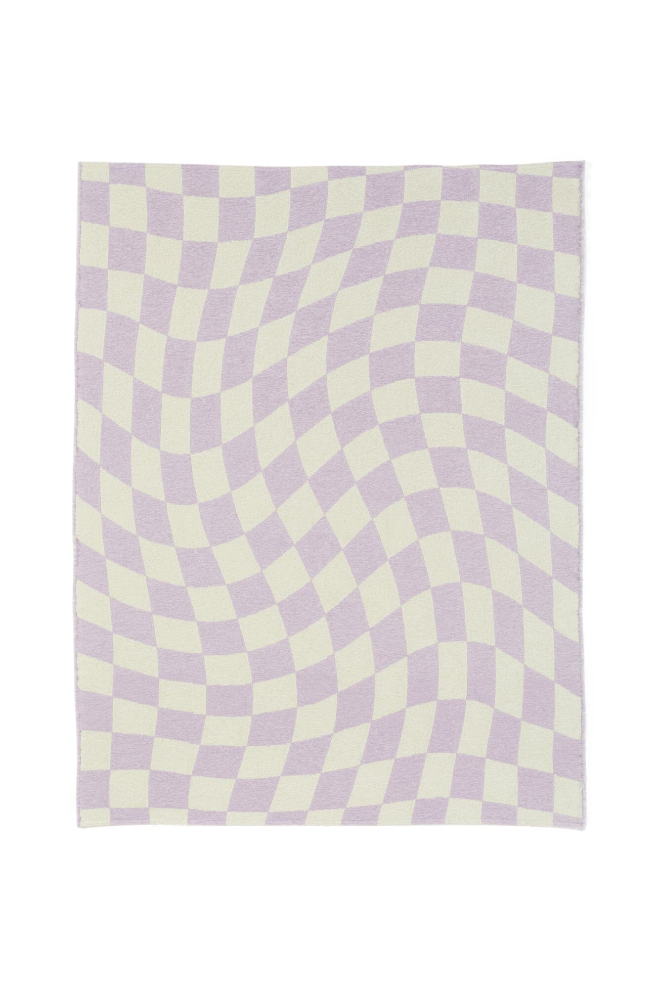 Checkerboard Throw 1700 X 1300 Purple X Light Green
