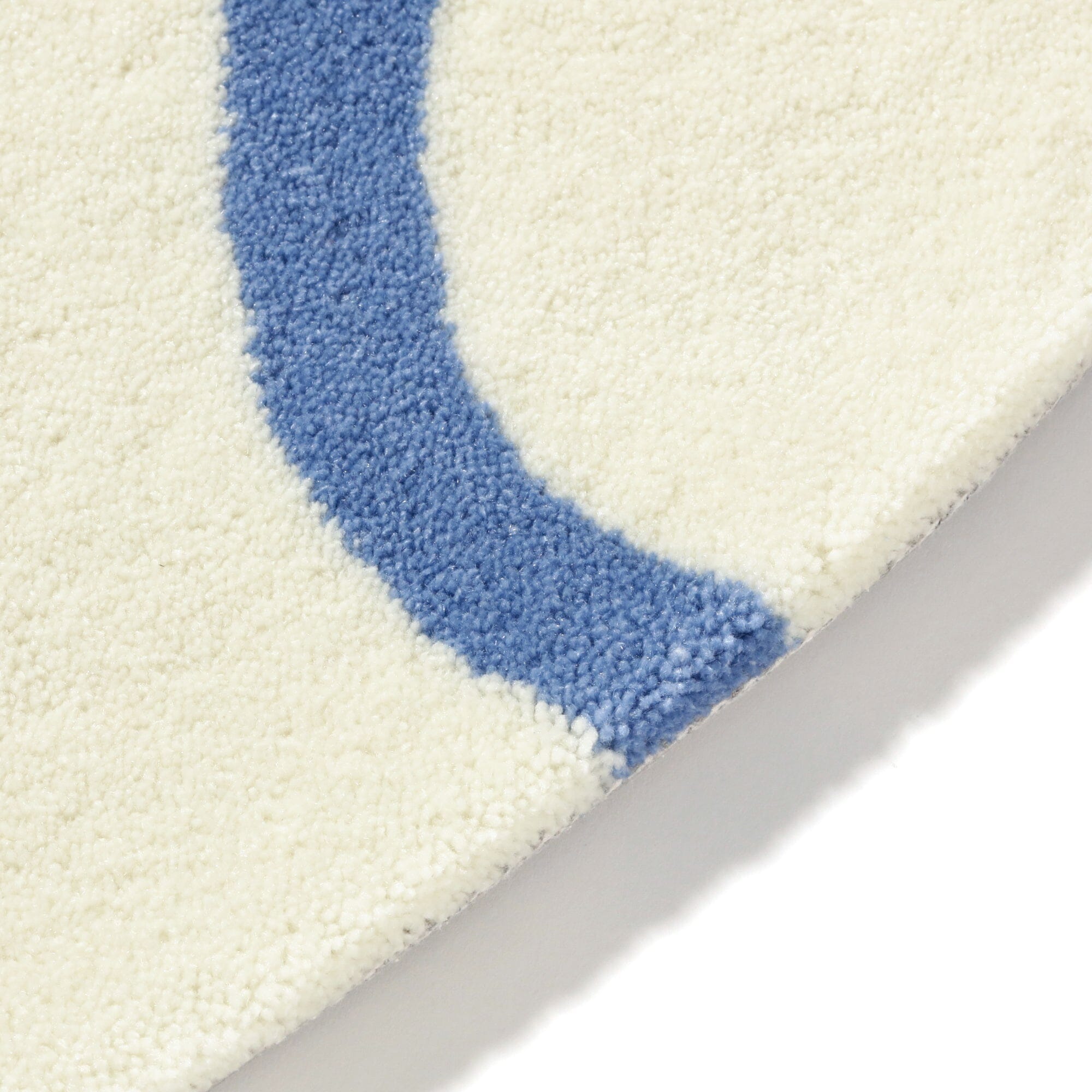 Wonder Rug Round ¦µ1500 Ivory X Blue