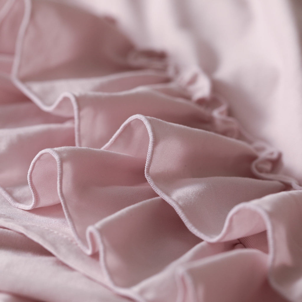 Fuwaro Cooling Quilt Frill Double Pink