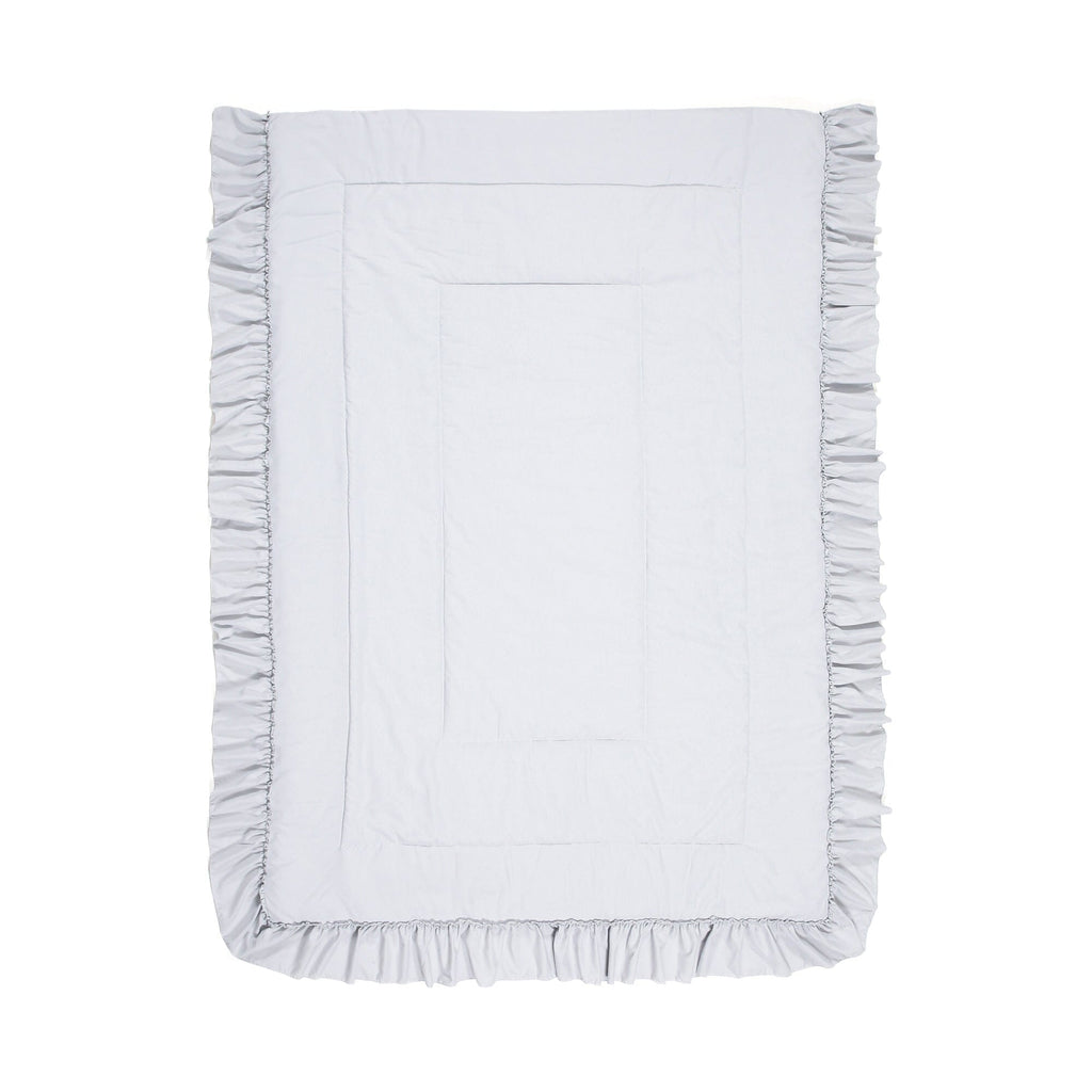 Fuwaro Cooling Quilt Frill Single Grey
