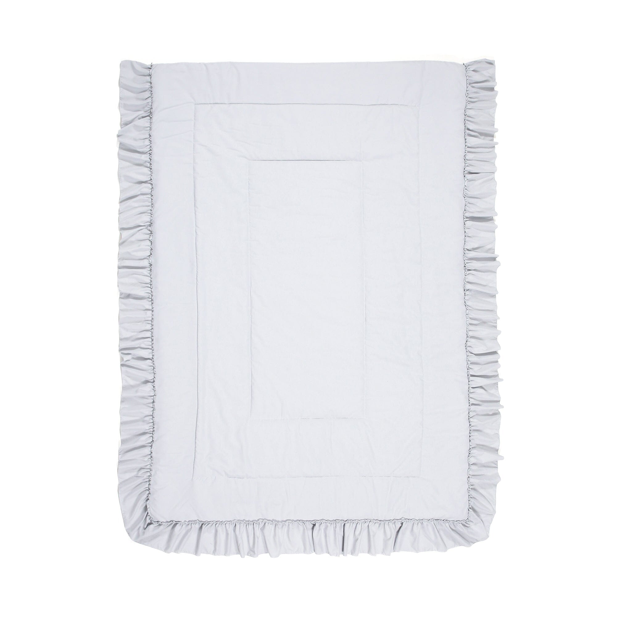 Fuwaro Cooling Quilt Frill Single Grey