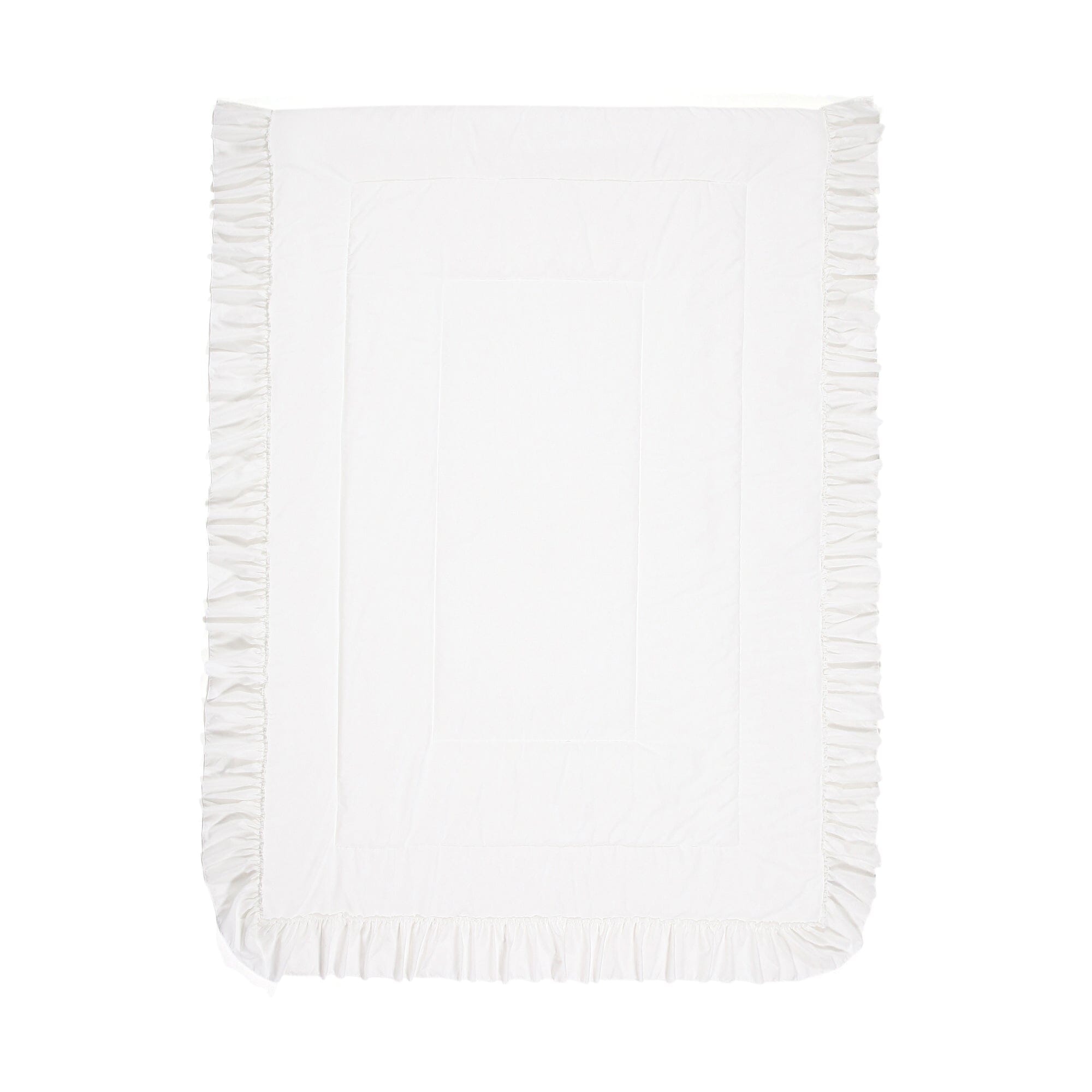 Fuwaro Cooling Quilt Frill Single White