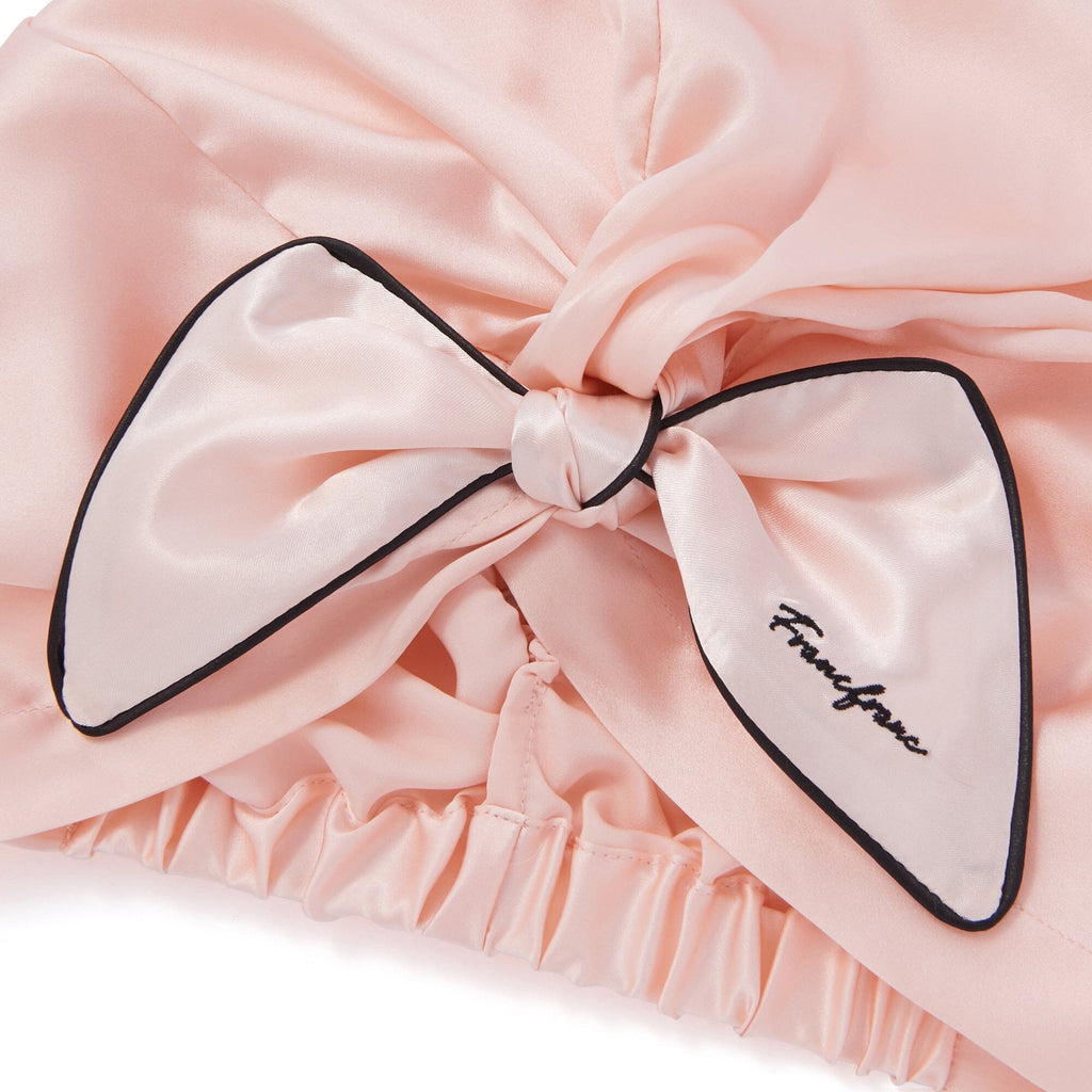 Silk Night Cap Short  Pink