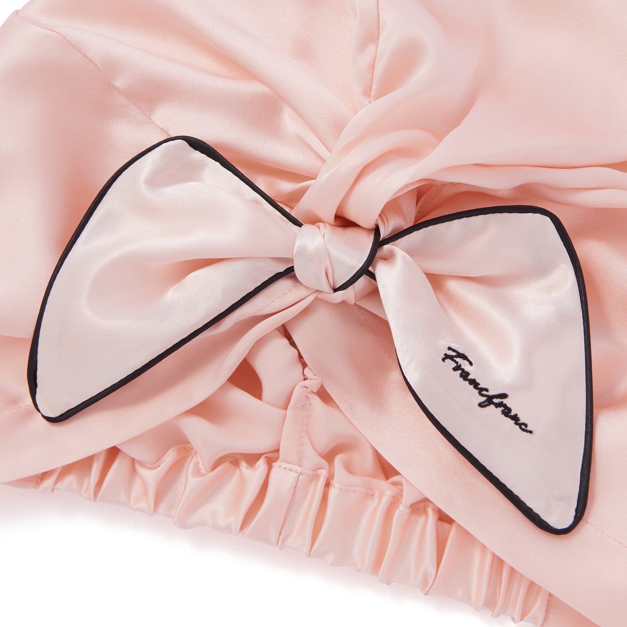 Silk Night Cap Short  Pink