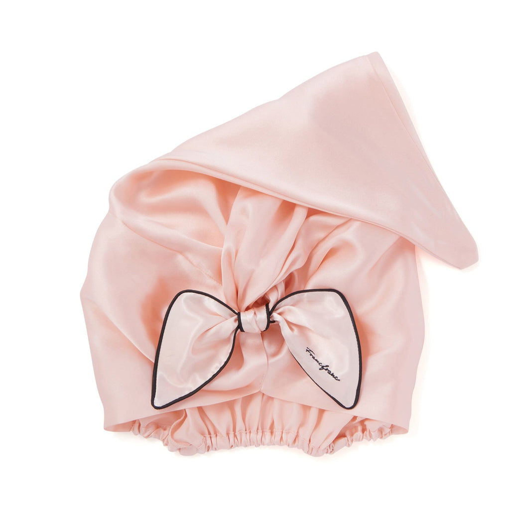 Silk Night Cap Long  Pink
