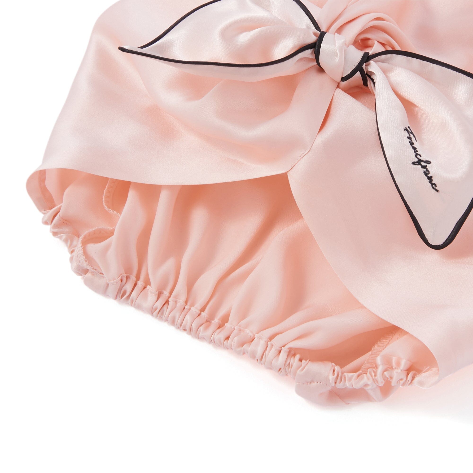 Silk Night Cap Long  Pink