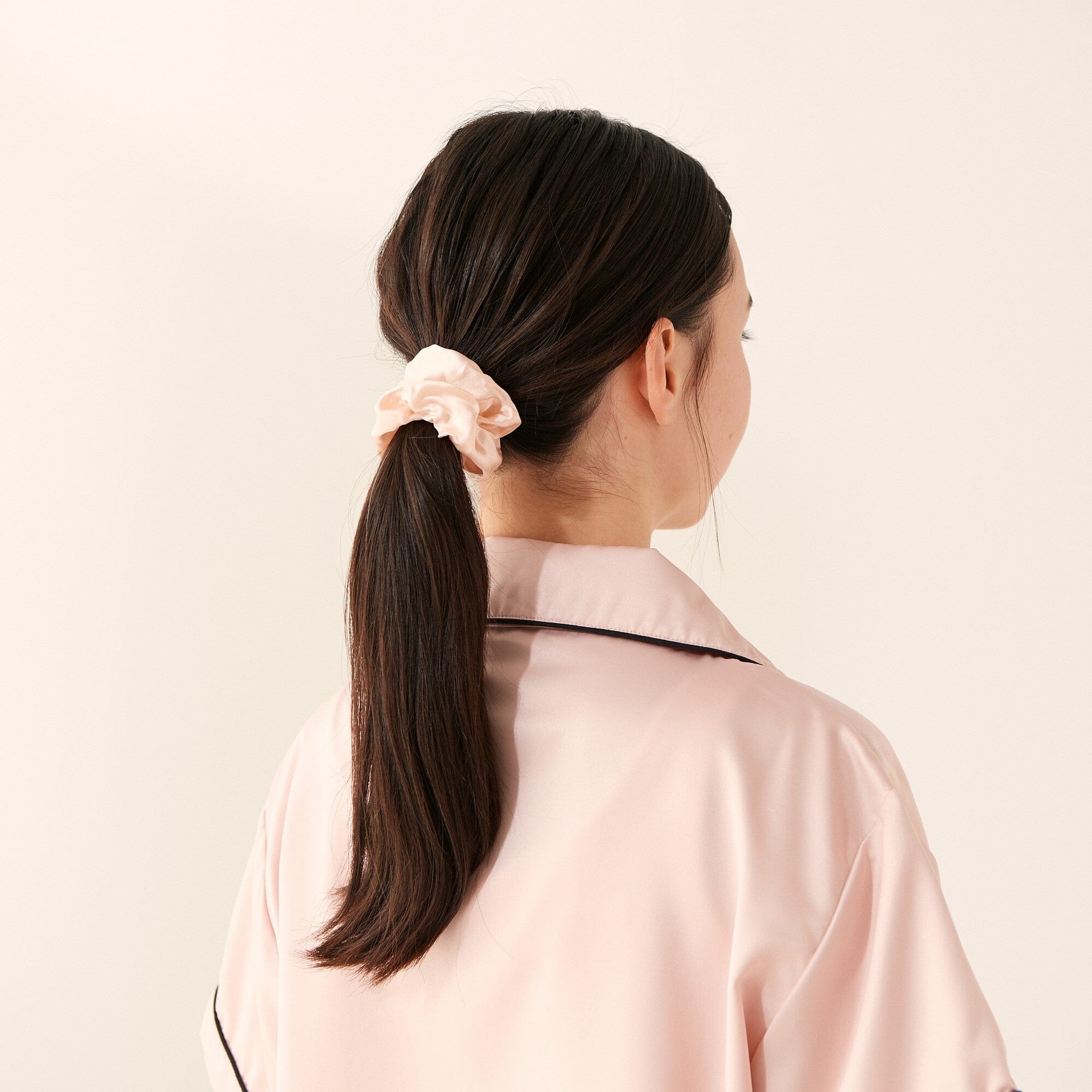 Silk Chouchou 3Pcs  Pink