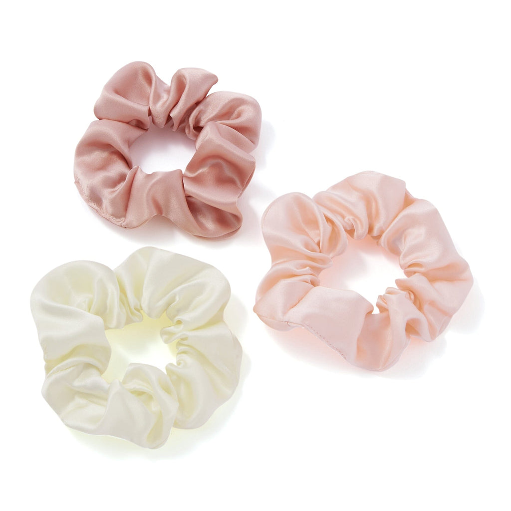 Silk Chouchou 3Pcs  Pink