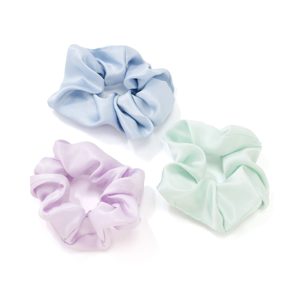 Silk Chouchou Set of 3 Purple