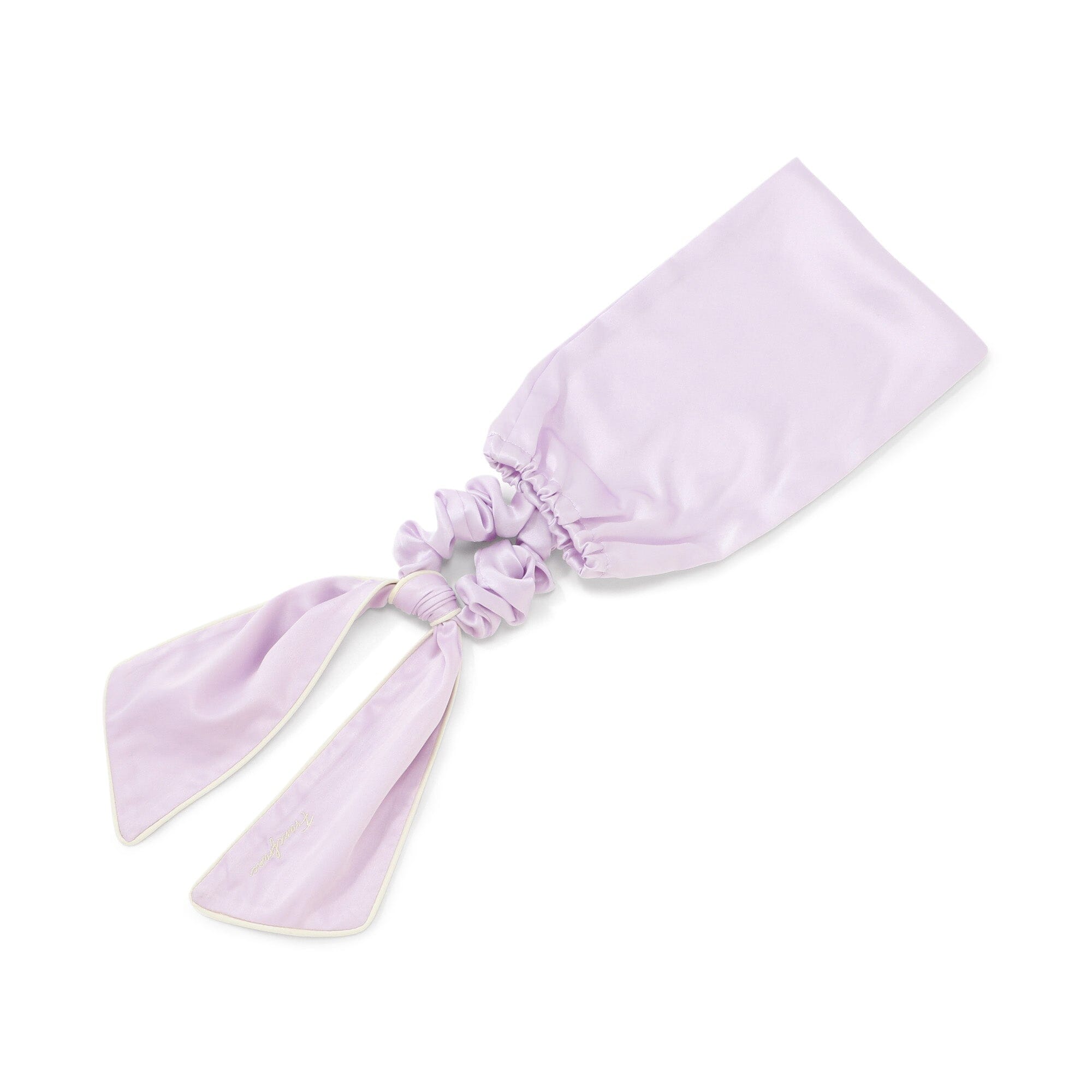 Silk Nightcap Ponytail Purple