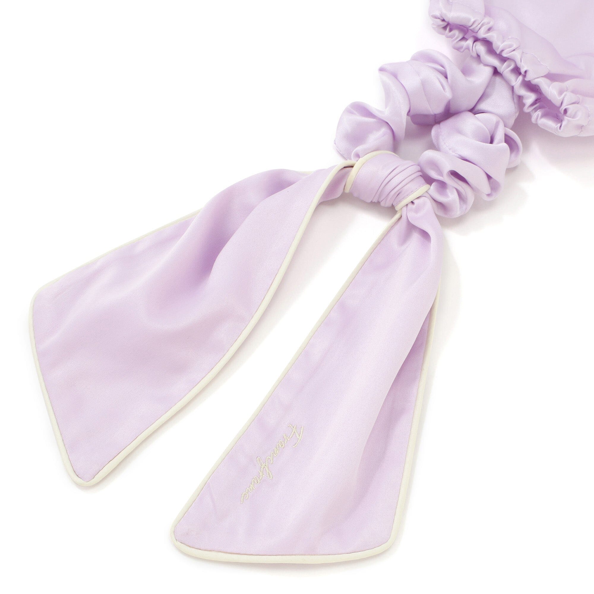 Silk Nightcap Ponytail Purple