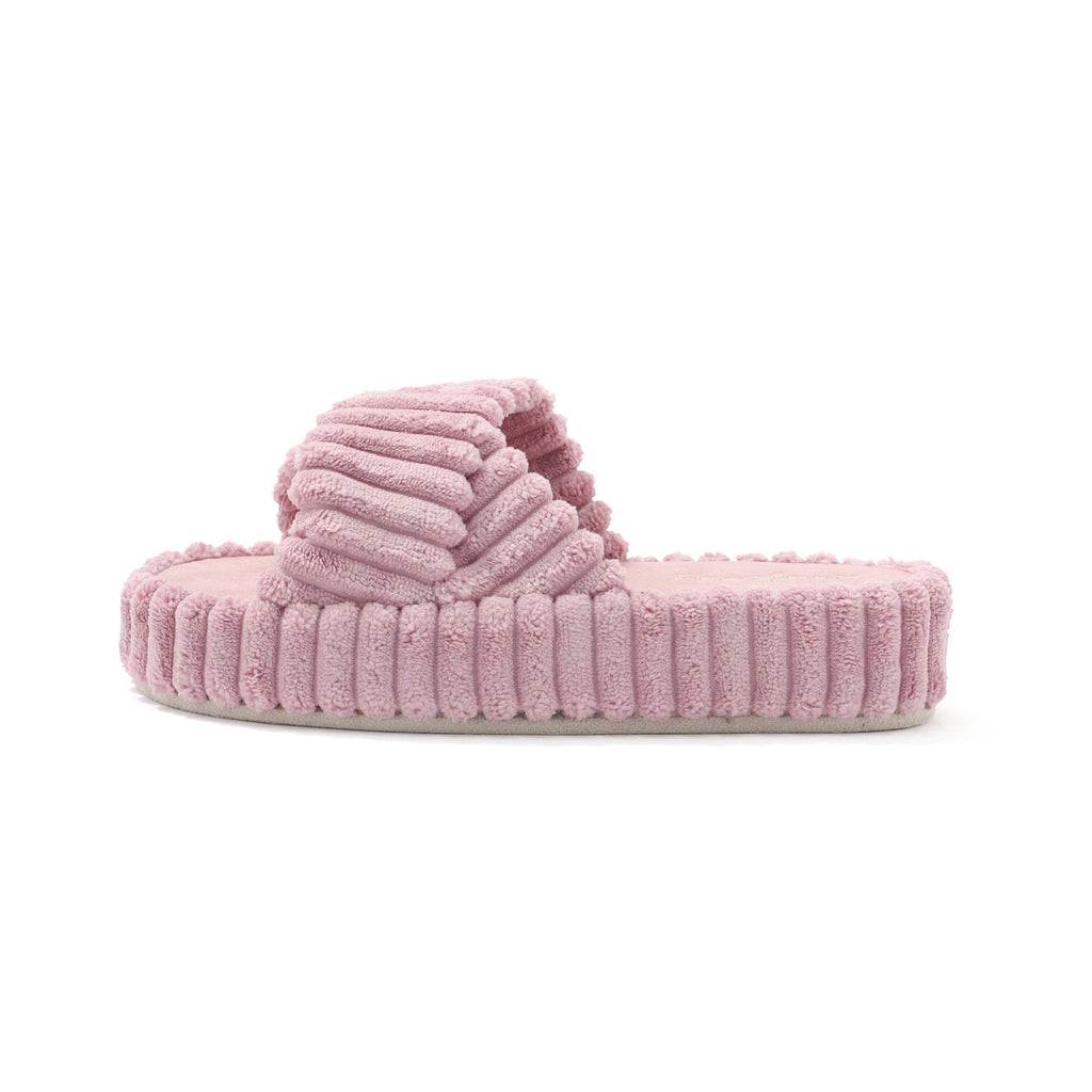 Wide Wale Cross Room Shoes Pink