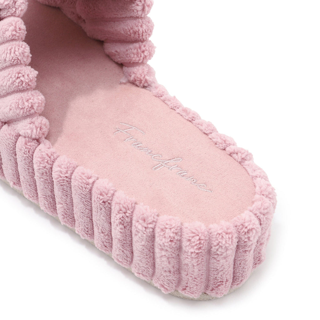 Wide Wale Cross Room Shoes Pink