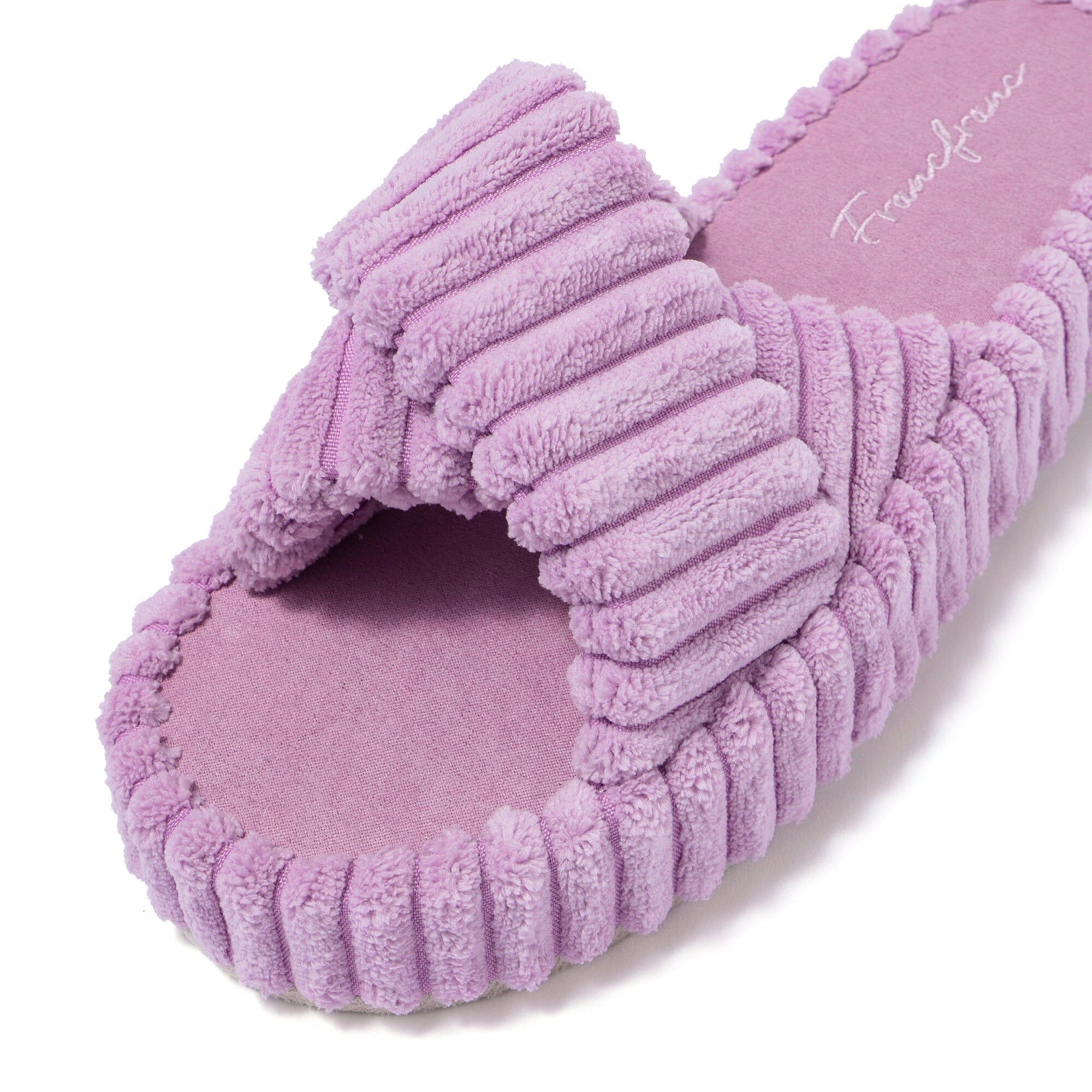 Wide Wale Cross Room Shoes Purple