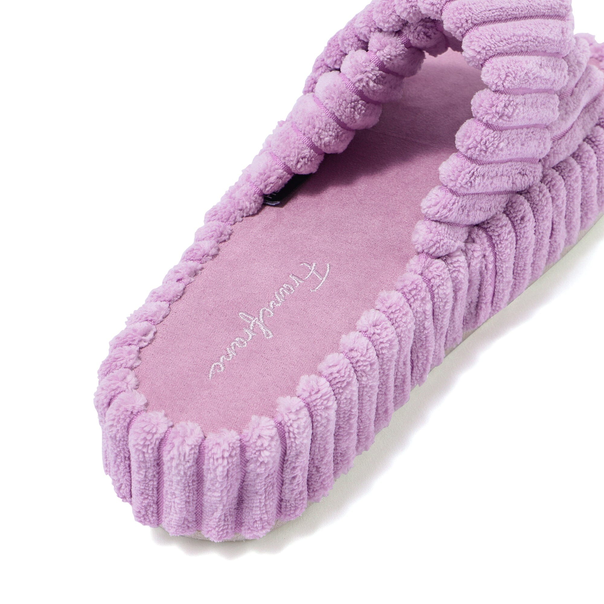 Wide Wale Cross Room Shoes Purple