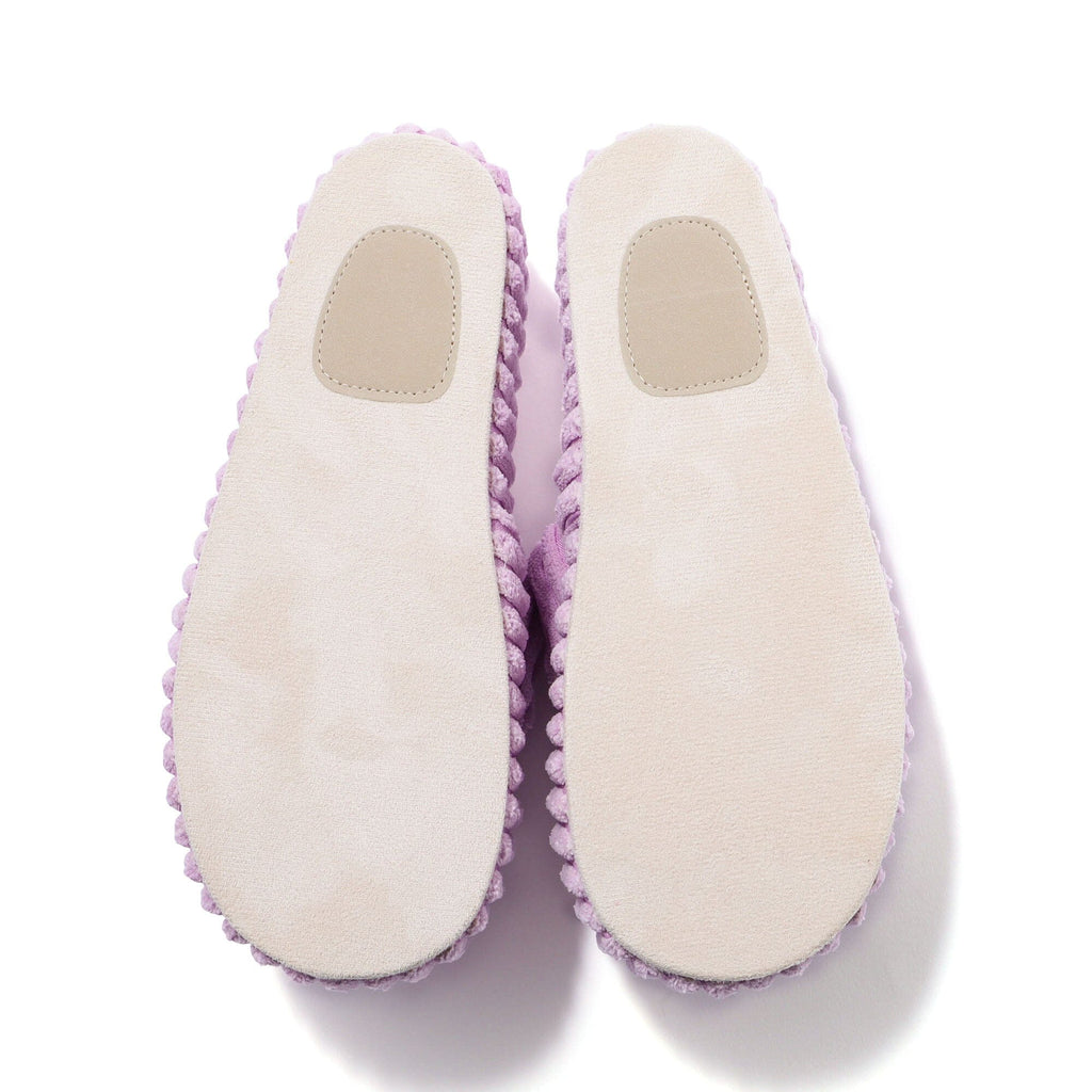 Wide Wale Cross Room Shoes Purple