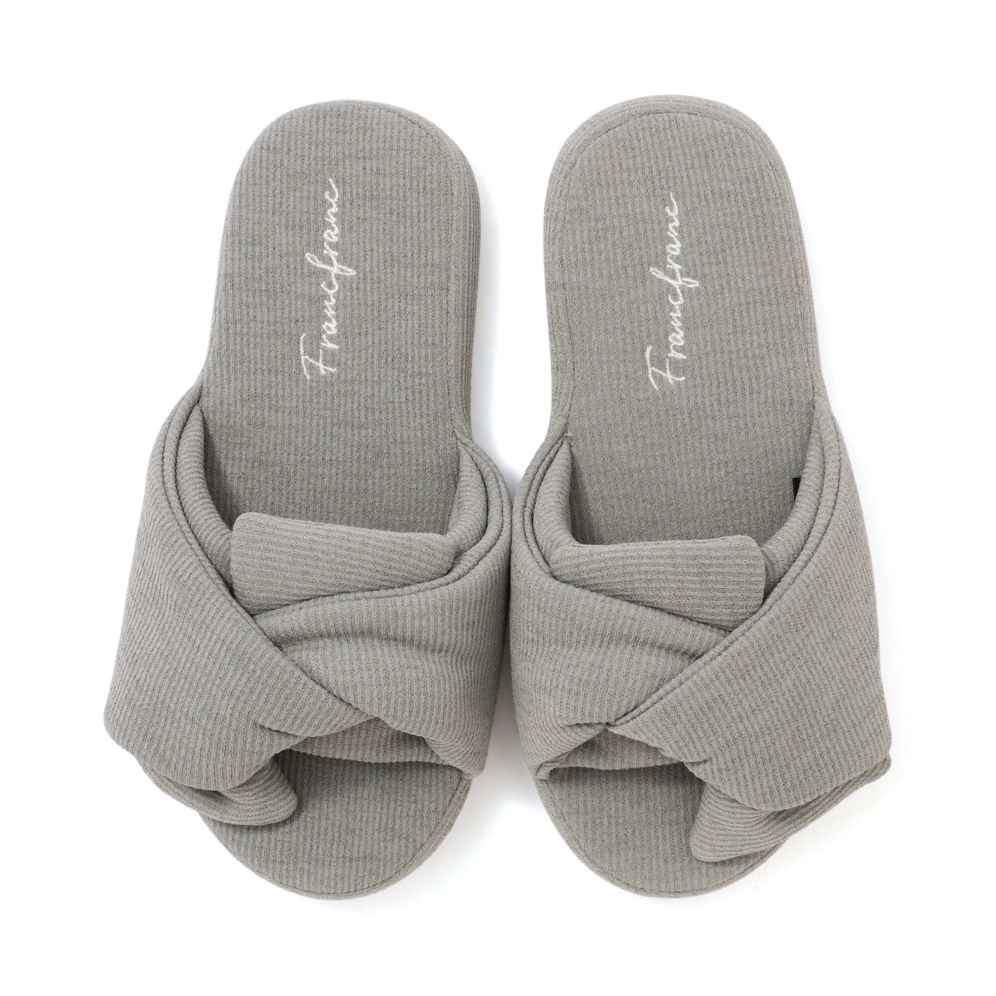 Ice Touch Rib Cross Room Shoes Grey