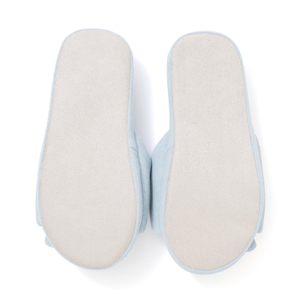 Ice Touch Rib Cross Room Shoes Light Blue