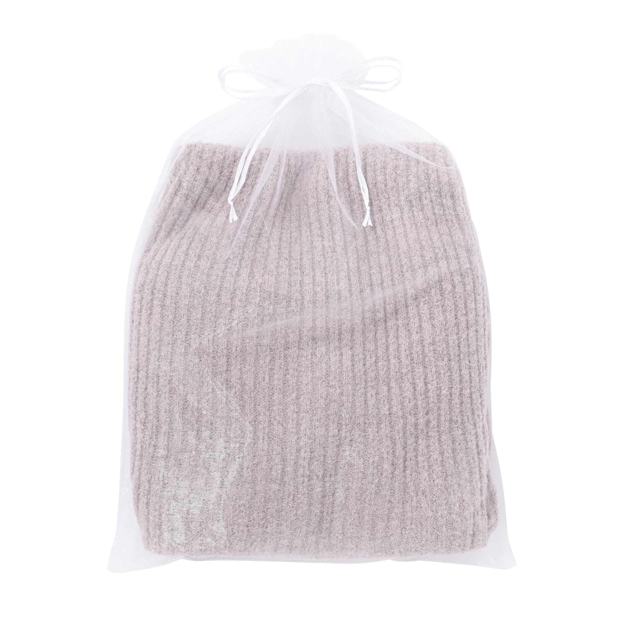 Moist Feather Knit Glitter Dress Pink