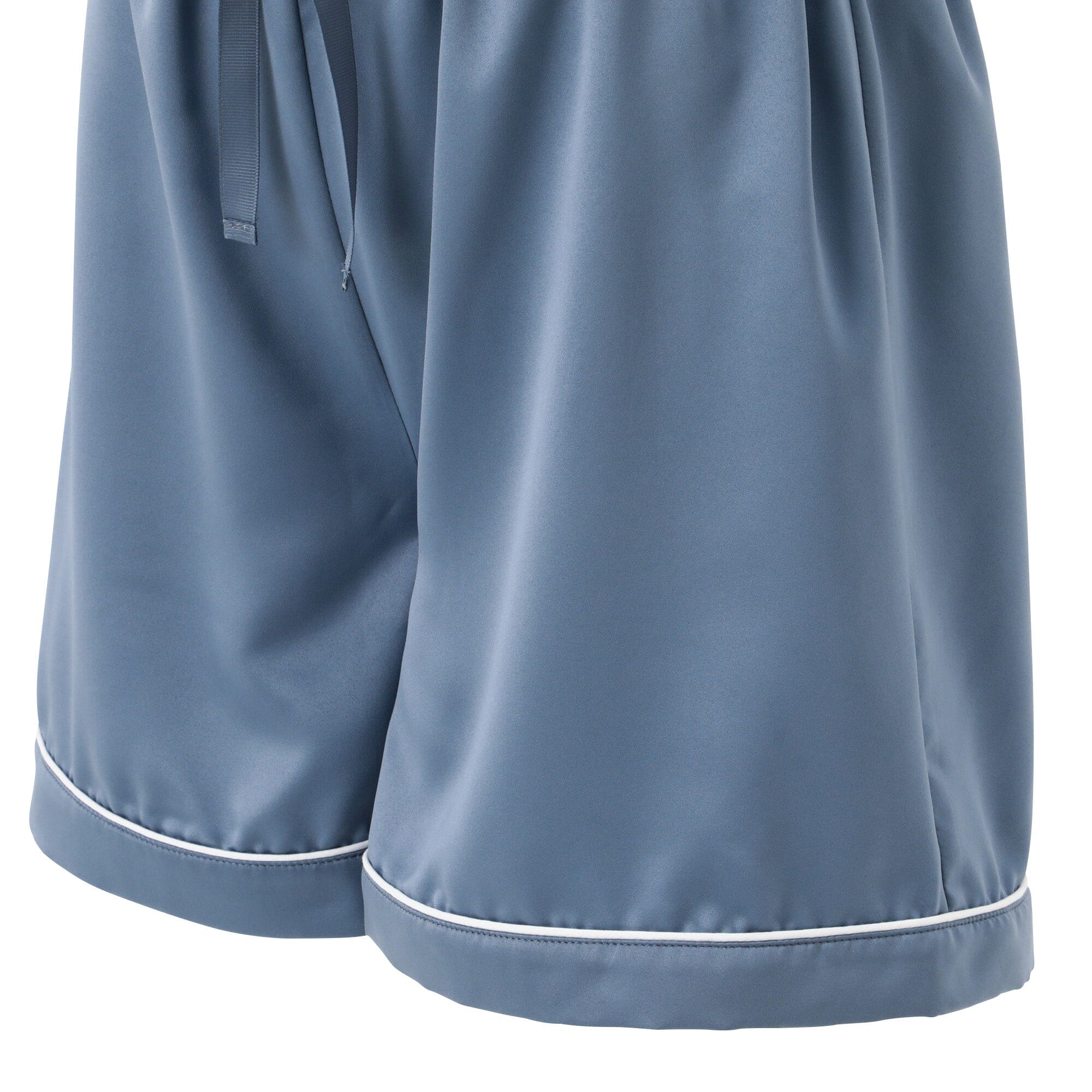 Hyaluronan Logo Embroidery Short Sleeve Short Pants Pajamas Blue