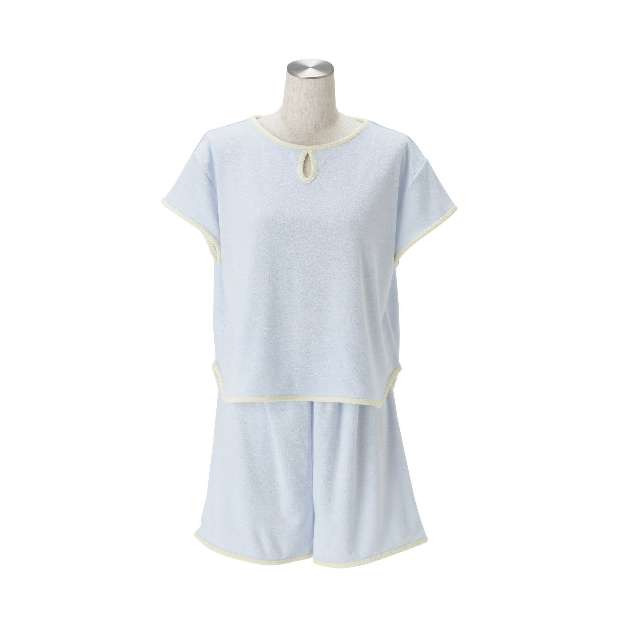 Cool Touch Pile Pajamas Light Blue