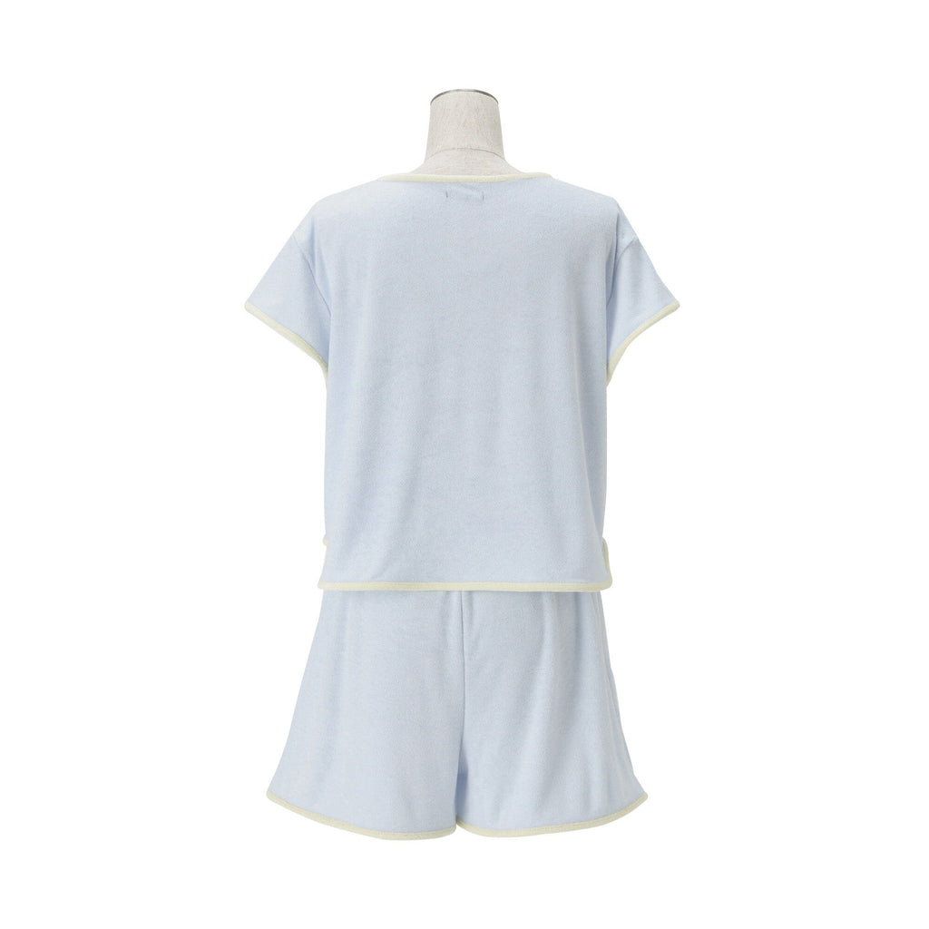 Cool Touch Pile Pajamas Light Blue