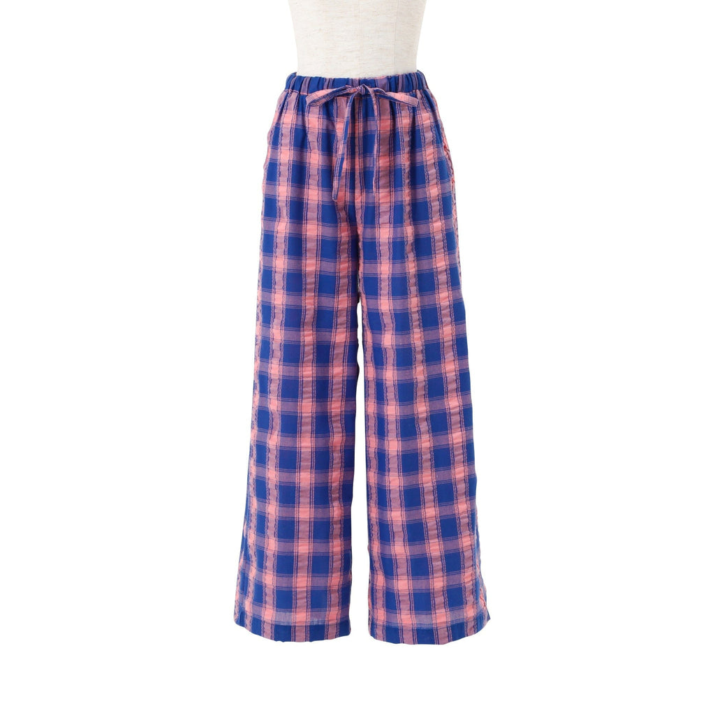 Check Pattern Roomwear Blue