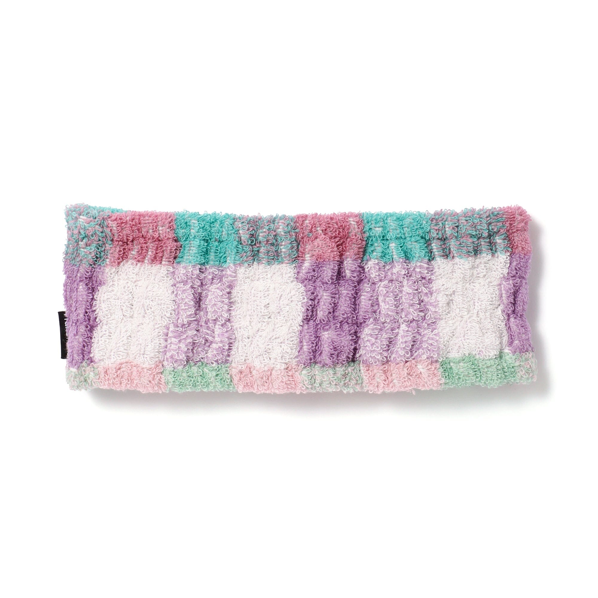 Antibacterial And Deodorant Mixed Check Hair Band Green